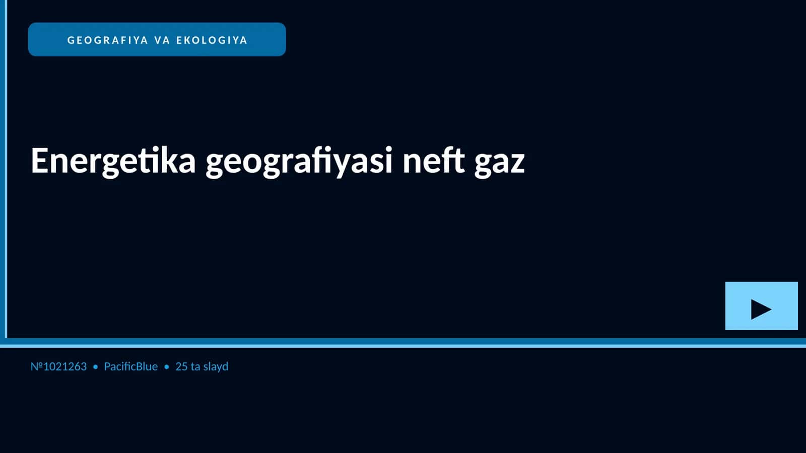 Energetika geografiyasi neft gaz