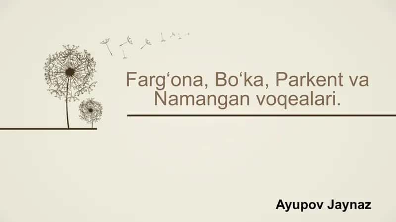 Farg'ona voqealari