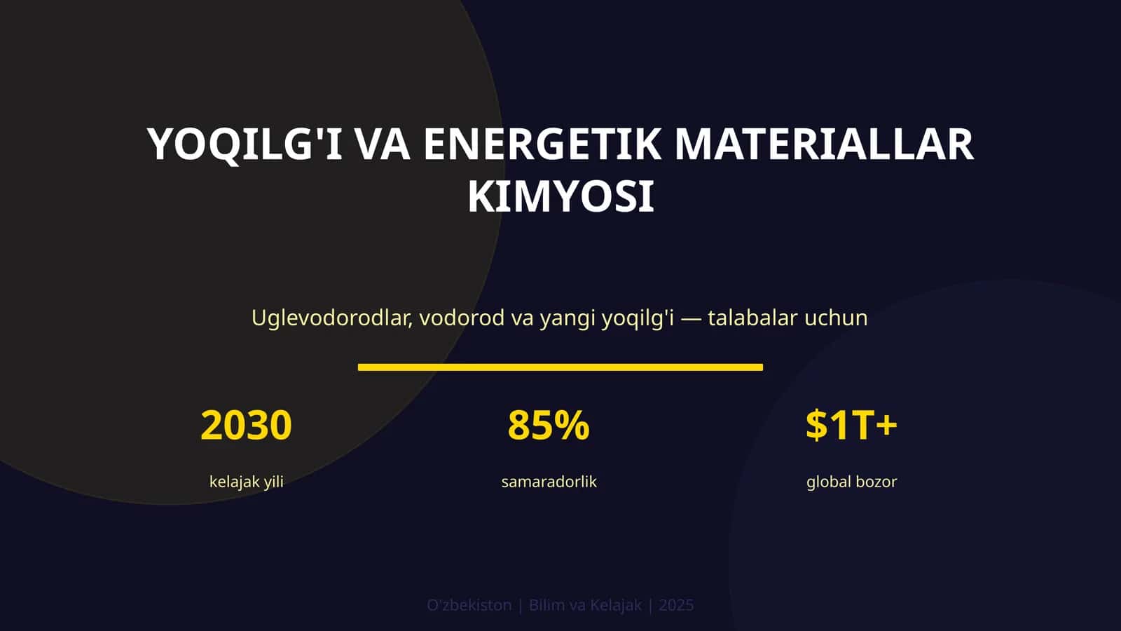 Yoqilg'i va energetik materiallar kimyosi