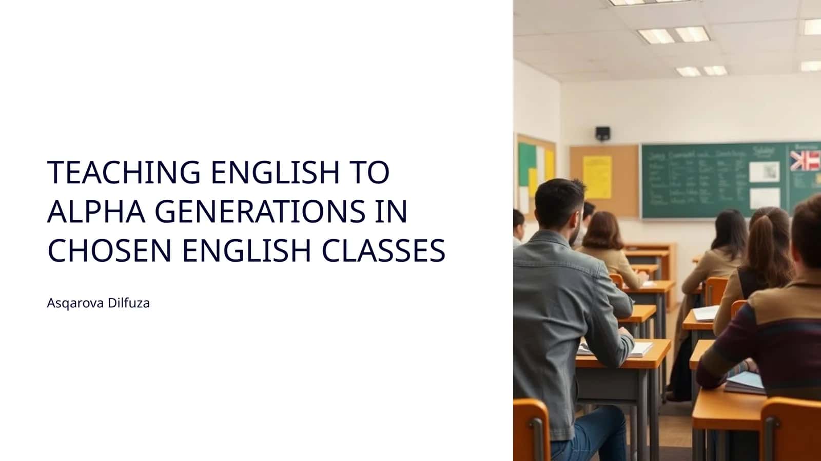 Characteristics of the Alpha Generation and Their Learning Styles