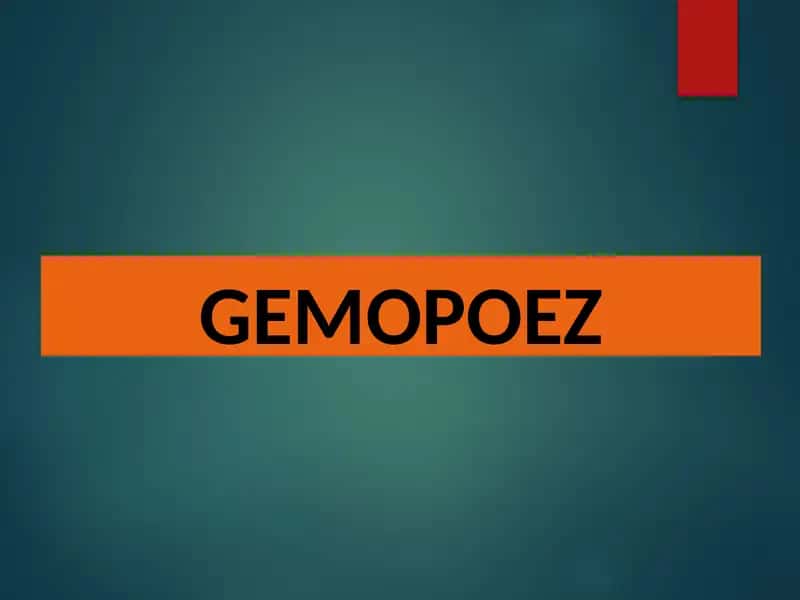 GEMOPOEZ