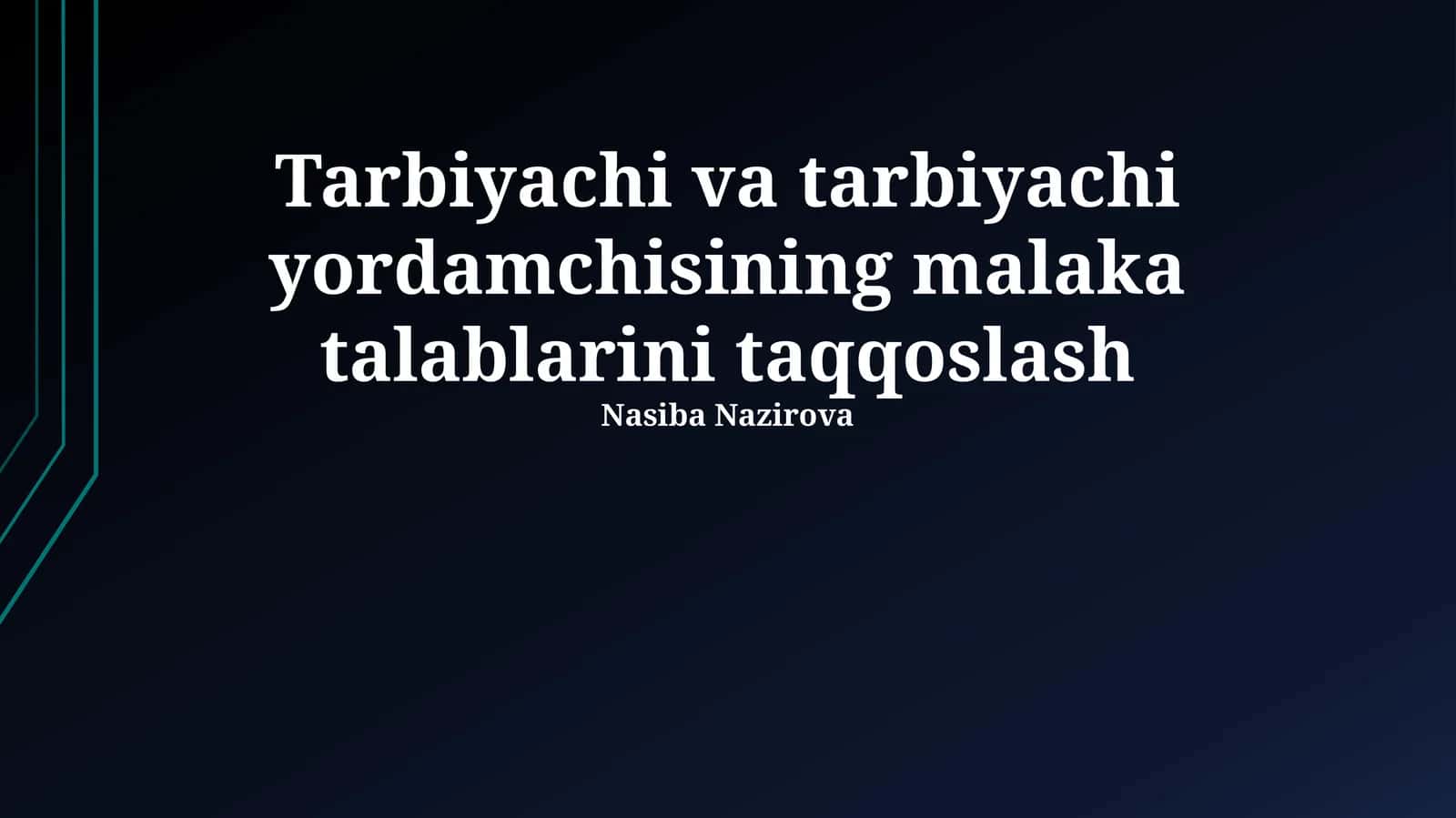 Malaka oshirish kurslari