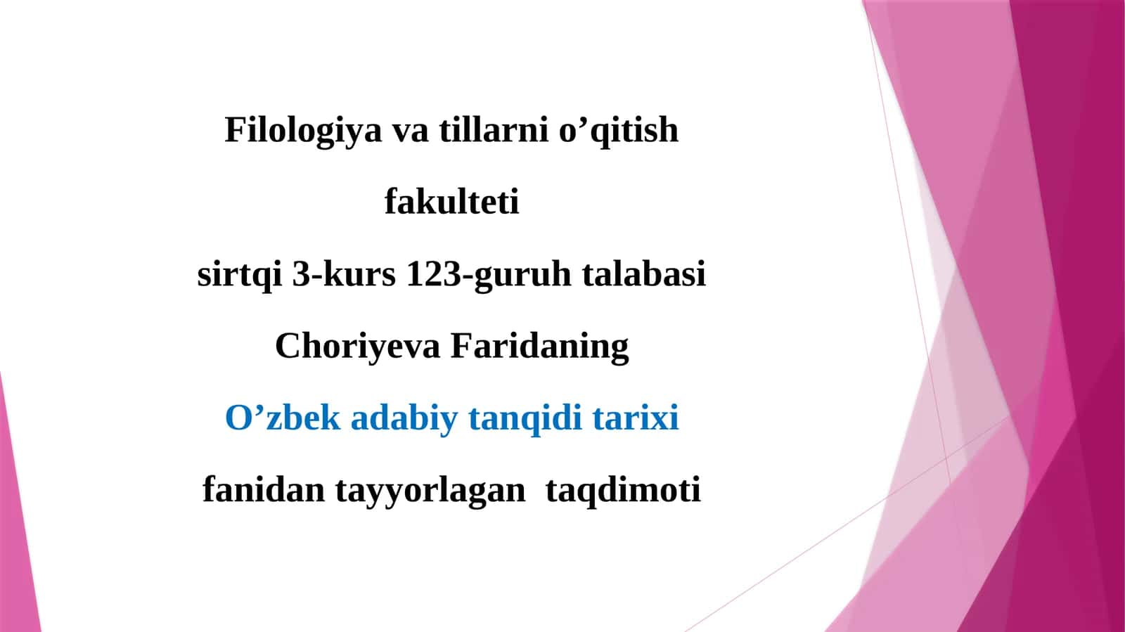 O’zbekadabiy tanqidi tarixi