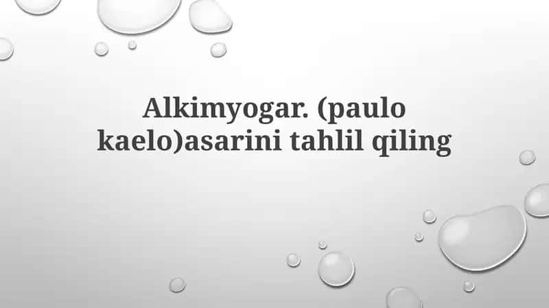 Alkimyo