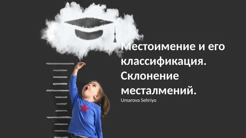 Mестоимение и его классификация