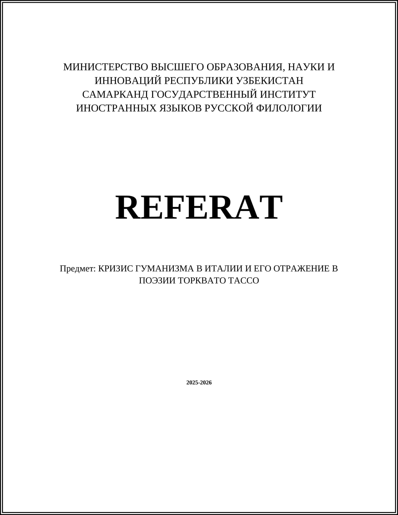 REFERAT