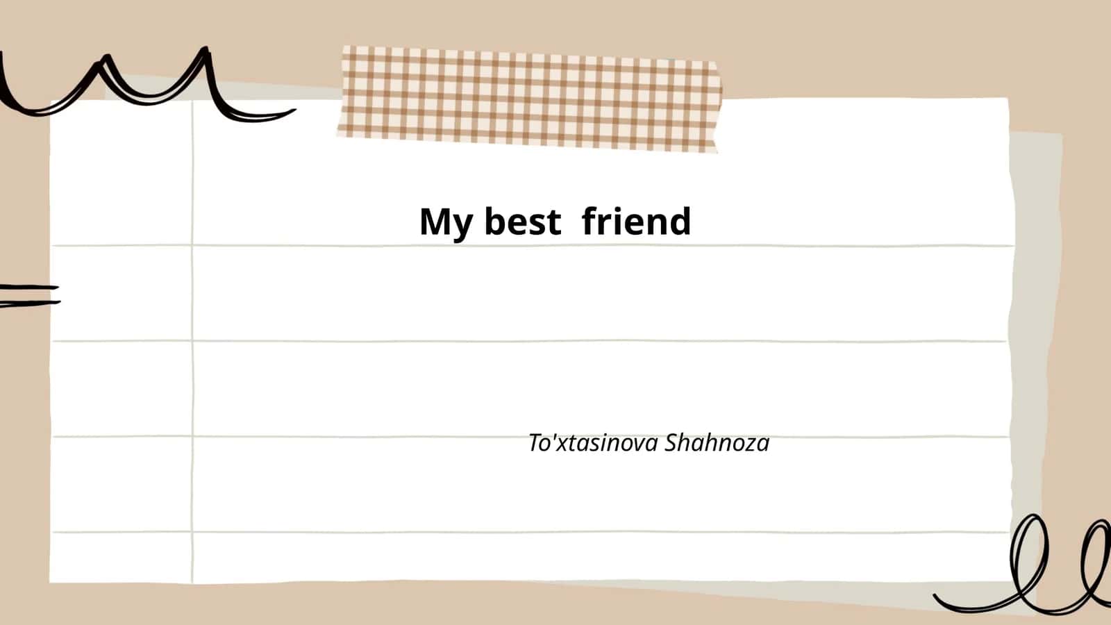 Characteristics of a Best Friend