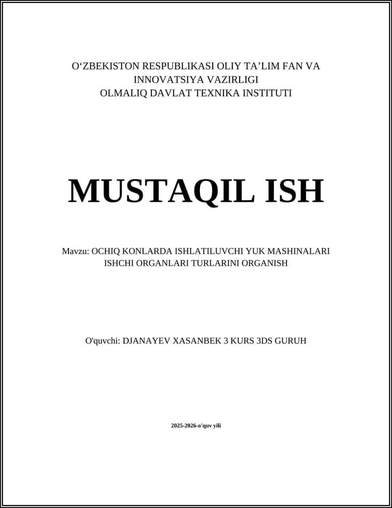 Ekskavator kovshlari