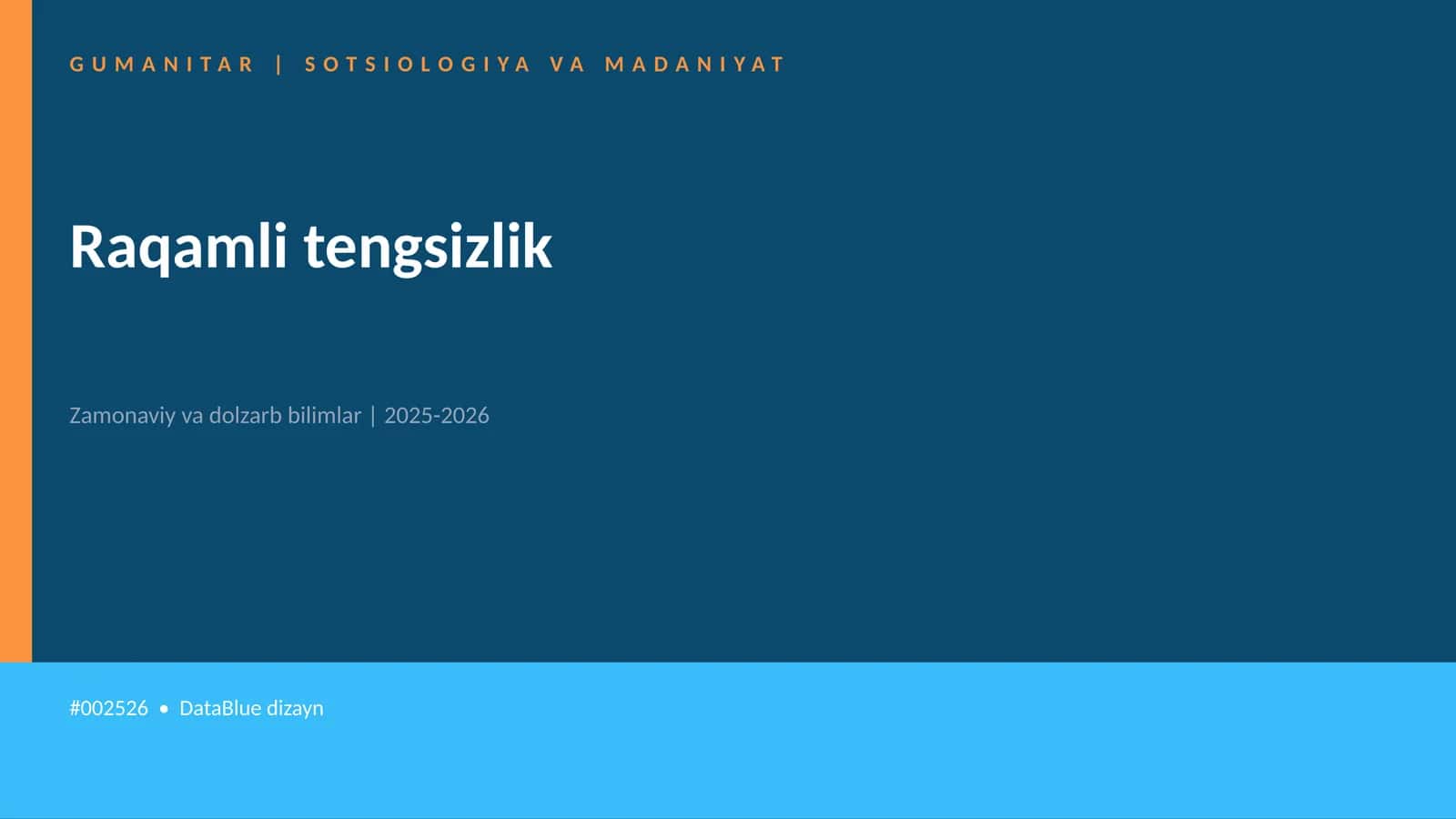 Raqamli tengsizlik