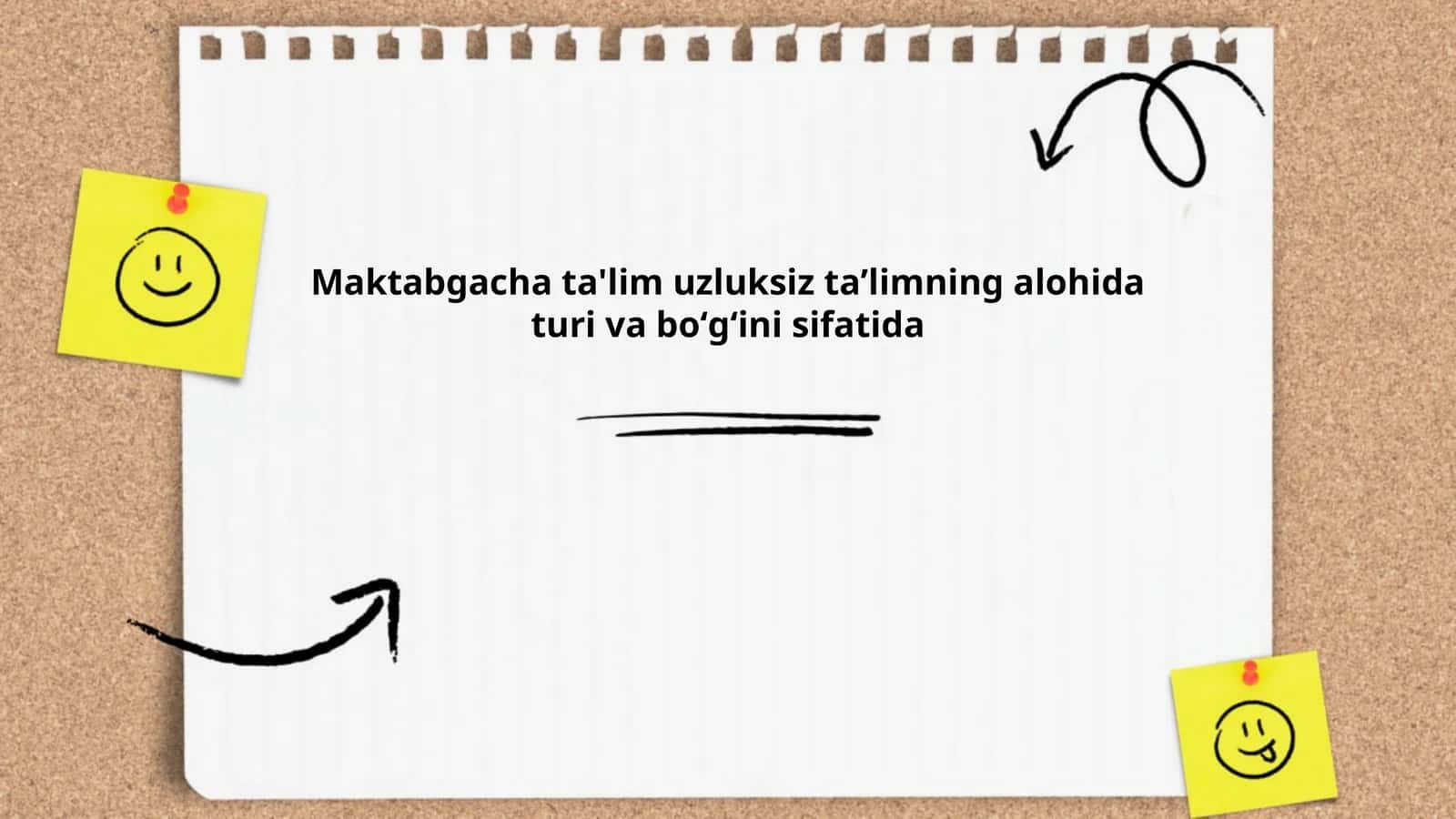 Maktabgacha ta'lim uzluksiz taʼlimning alohida turi va boʻgʻini sifatida
