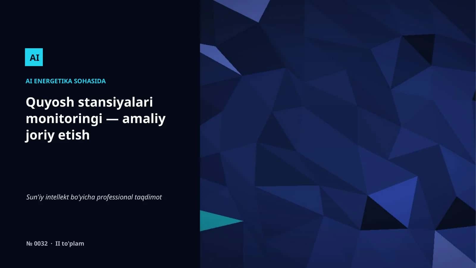Quyosh stansiyalari monitoringi