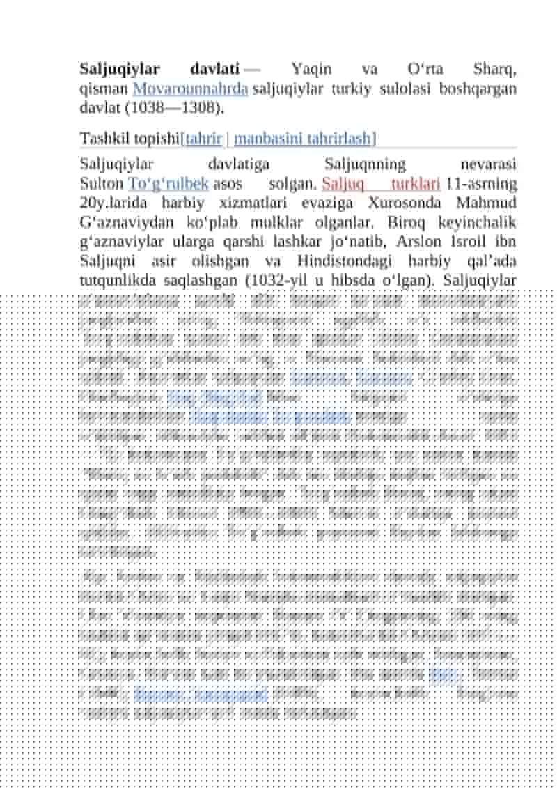 Saljuqiylar davlati