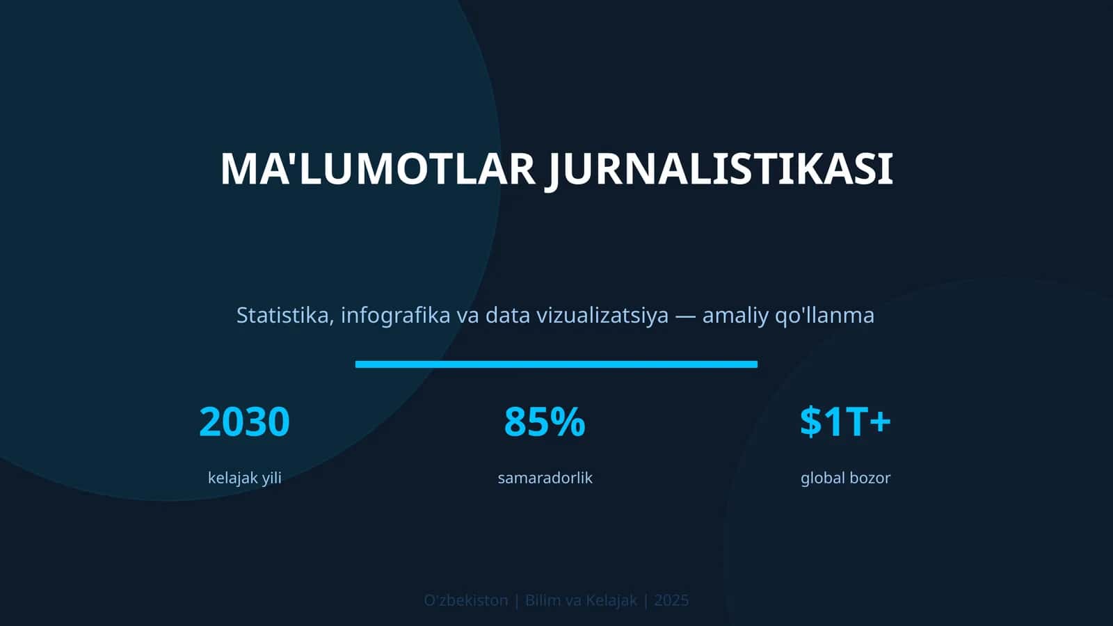 MA'LUMOTLAR JURNALISTIKASI