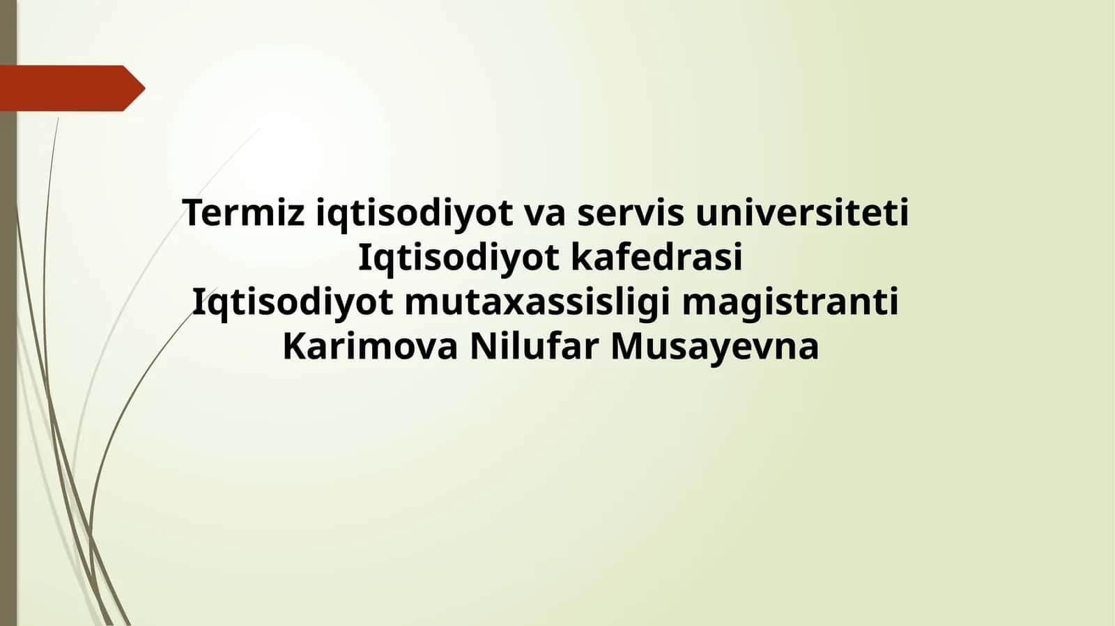 Pokiston davlatining iqtisodiy xavfsizligi