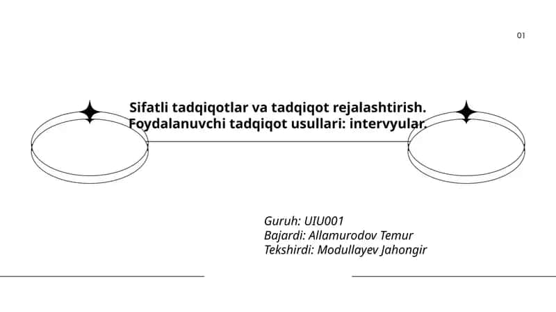 Sifatli tadqiqotlar va tadqiqot rejalashtirish