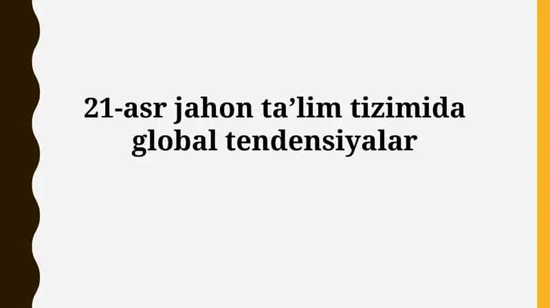 Onlayn ta'limning rivojlanishi