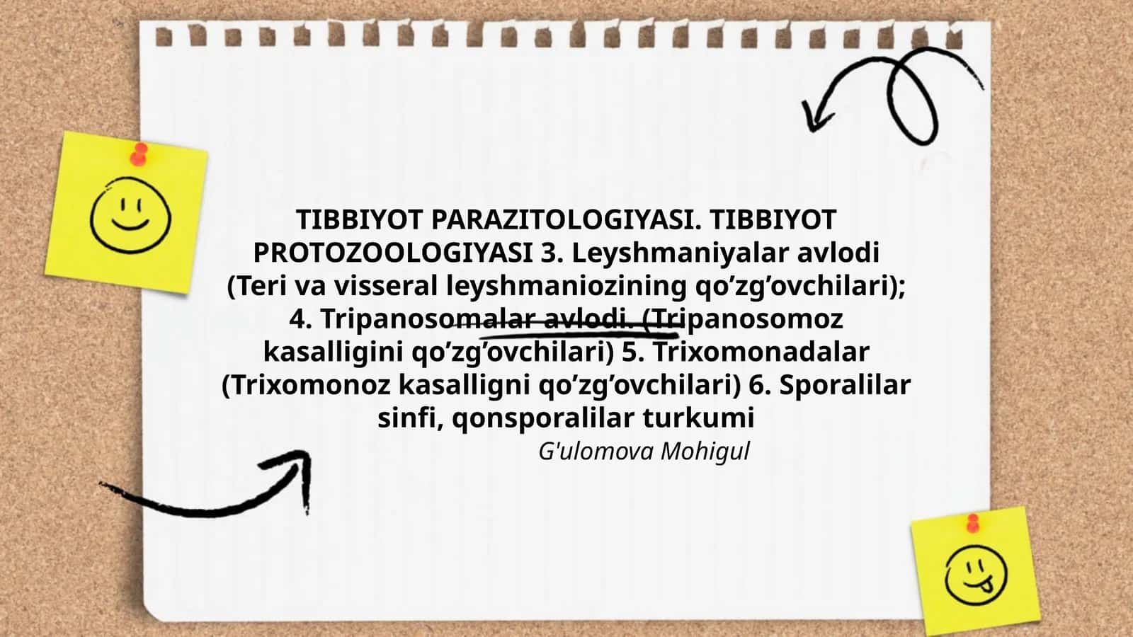 Tibbiyot Parazitologiyasi. Tibbiyot Protozooloqiyasi