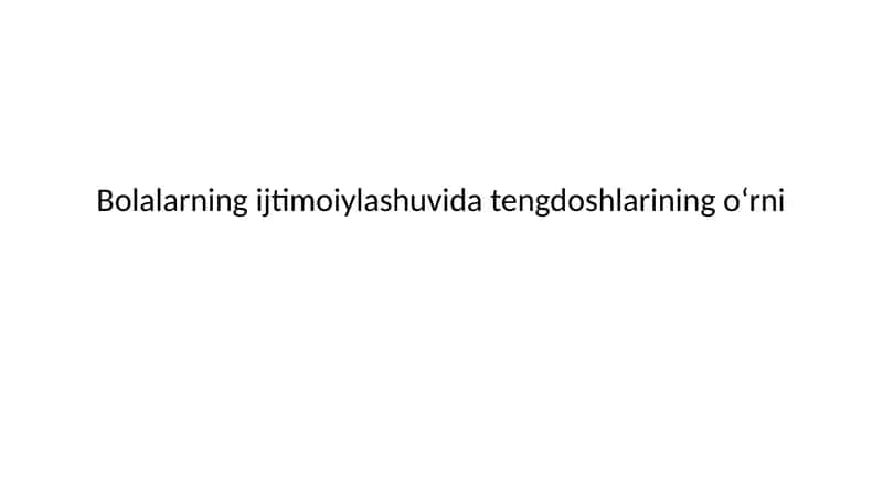 Tengdoshlar