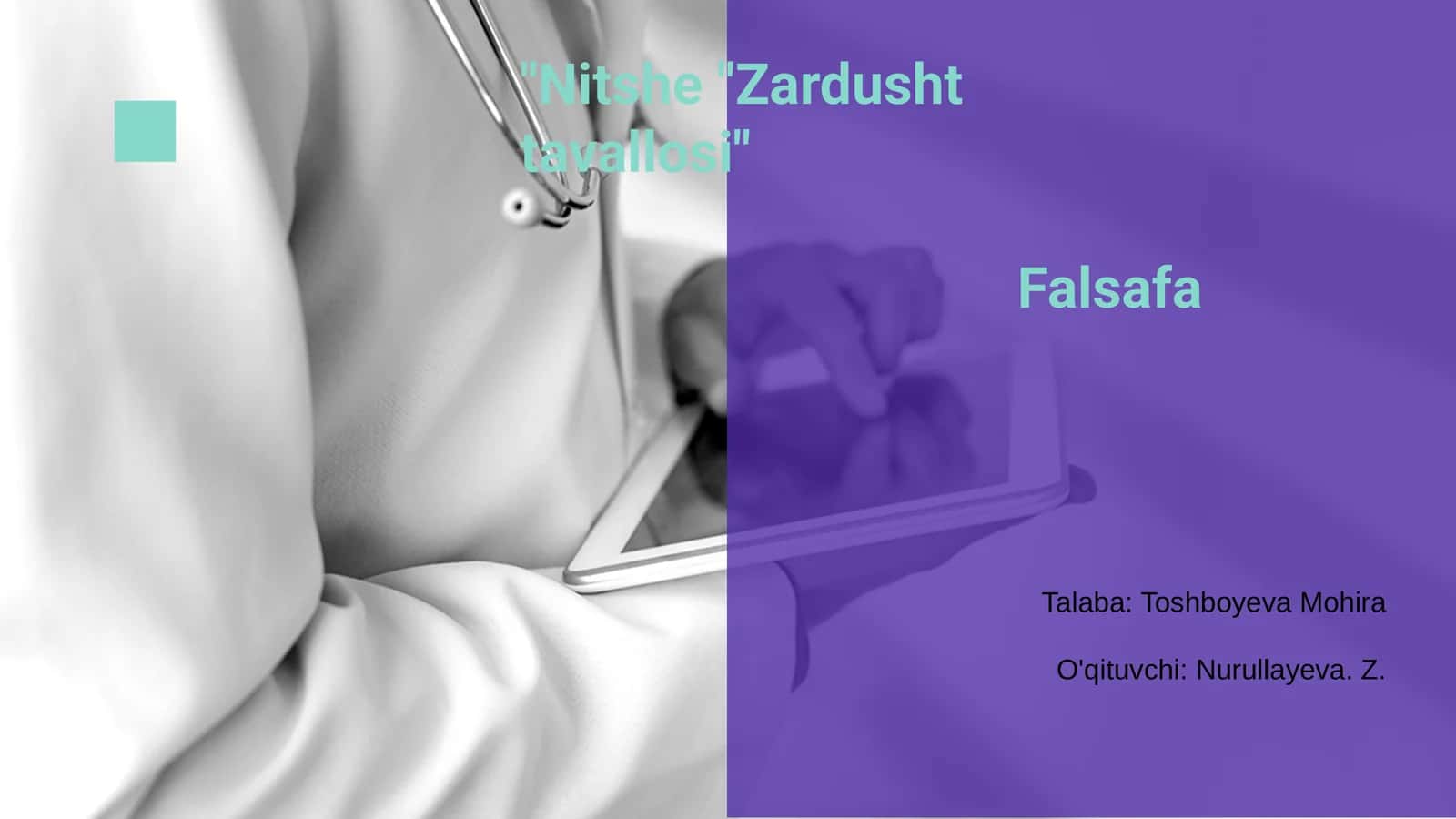 Nitshe "Zardusht tavallosi"