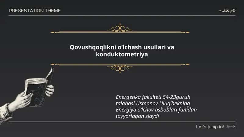 Qovushqoqlikni oʻlchash usullari va konduktometriya