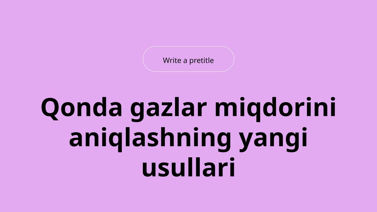 Qonda gazlar miqdorini aniqlashning yangi usullari