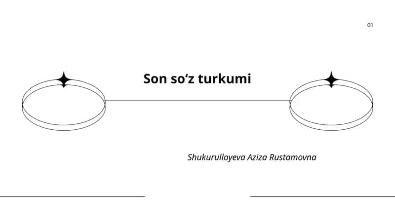 Son soʻz turkumi