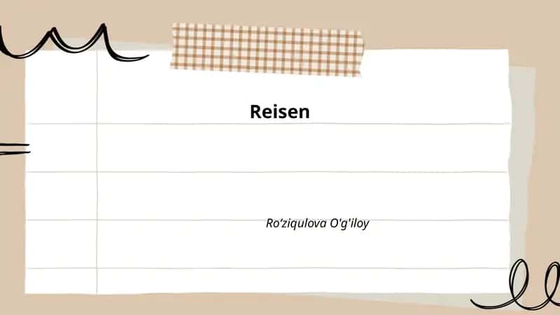 Reisen