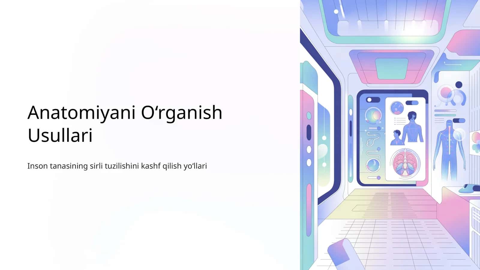 Anatomiyaning asosiy kameralari