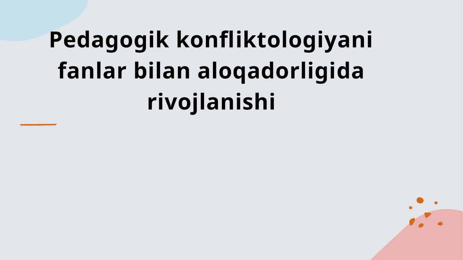 Pedagogik Konfliktlarning Ta'limdagi Roli