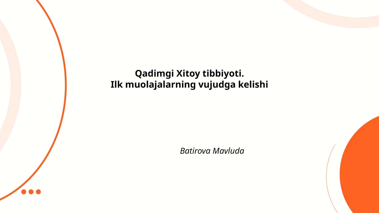 Qadimgi Xitoy tibbiyoti