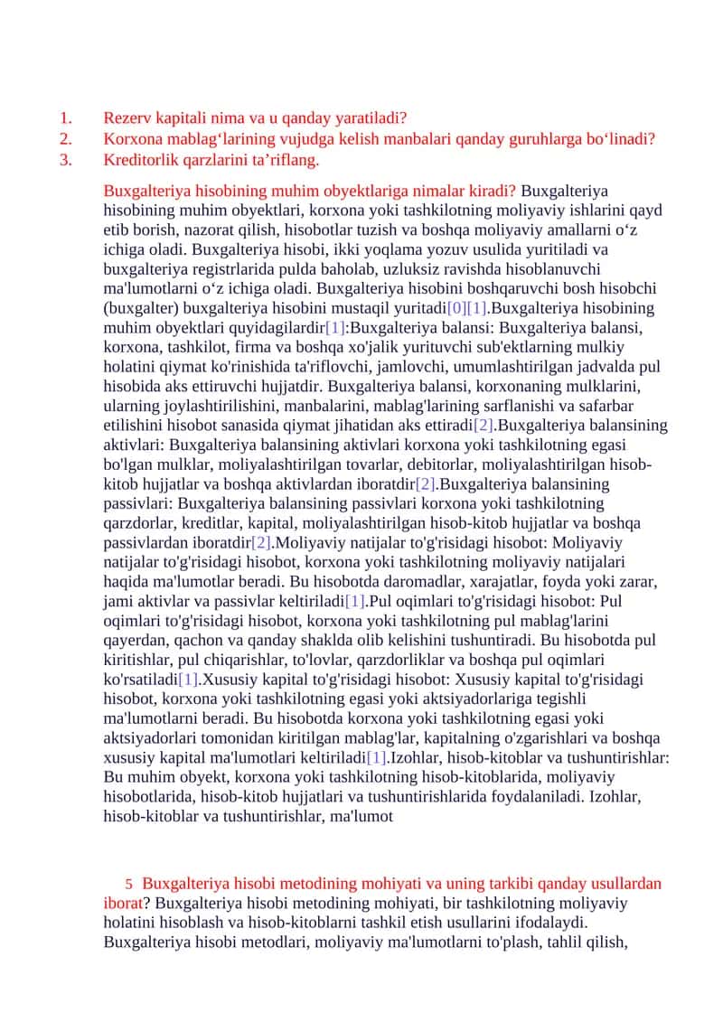 Buxgalteriya hisobini boshqaruvchi bosh hisobchi