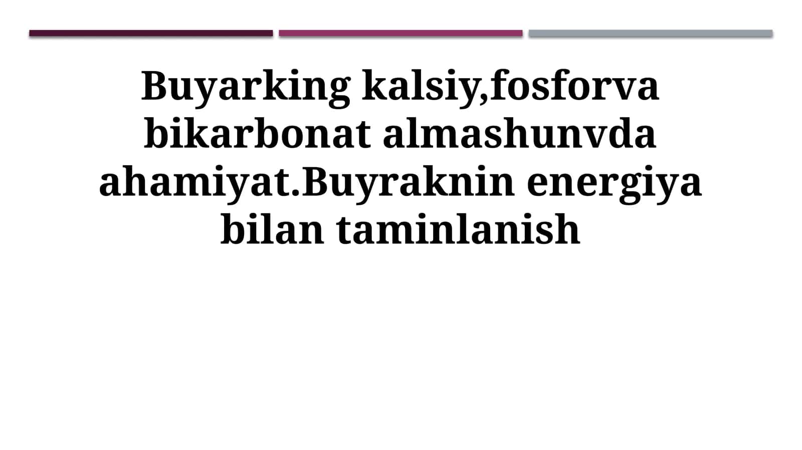 Buyraklarning Kaltsiy, Fosfor va Bikarbonat Almashinuvidagi Ahamiyati