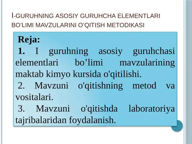 Natriy, Kaliy, Kalsiy va Magniynining Eng Muhim Tuzlari Namunlari Bilan Tanishish