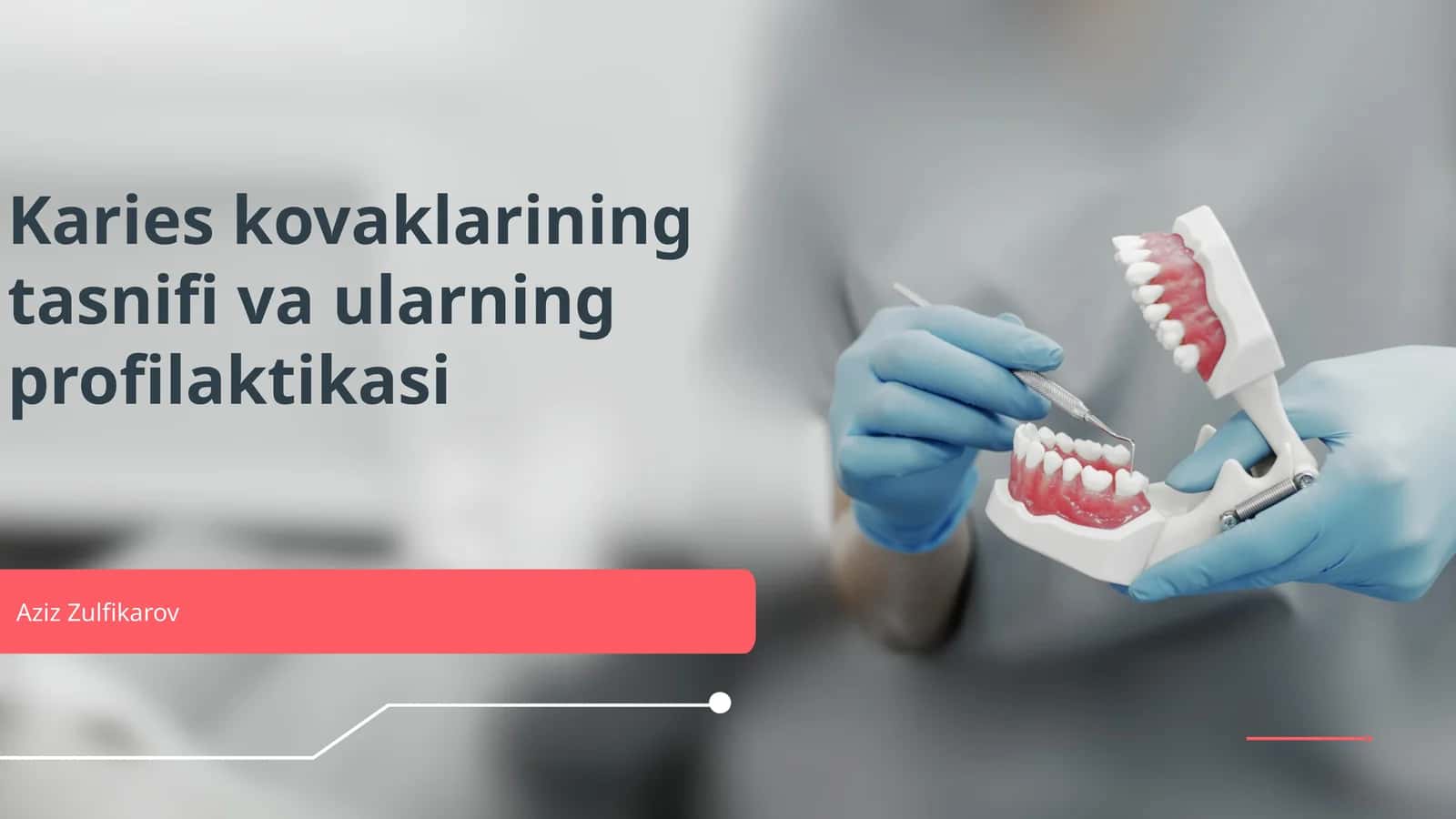 Karies kovaklarining tasnifi va ularning profilaktikasi