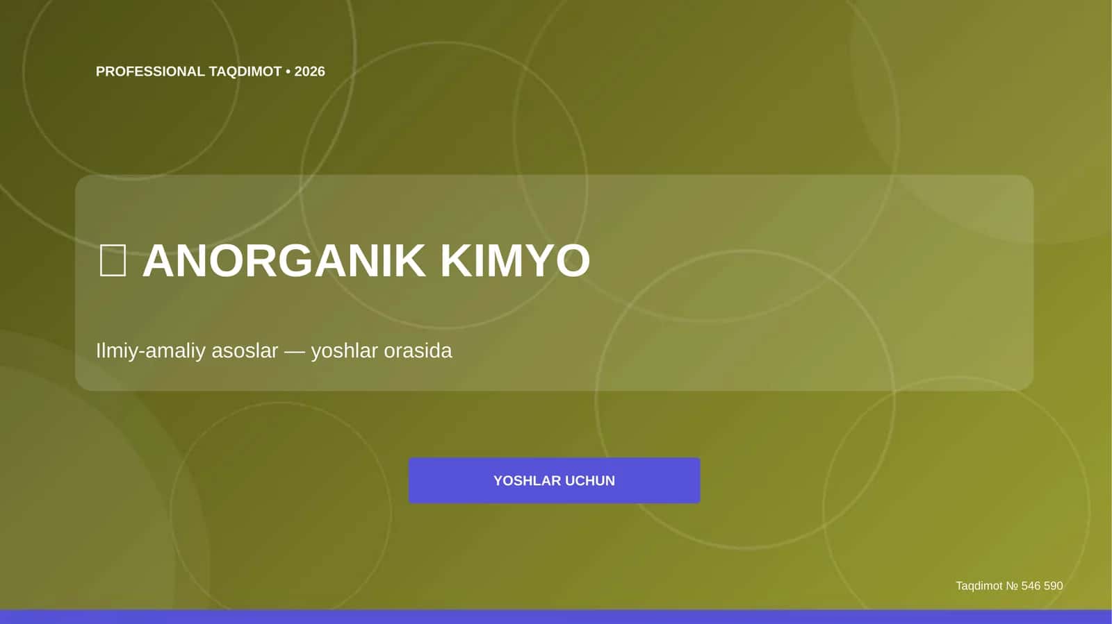 ANORGANIK KIMYO