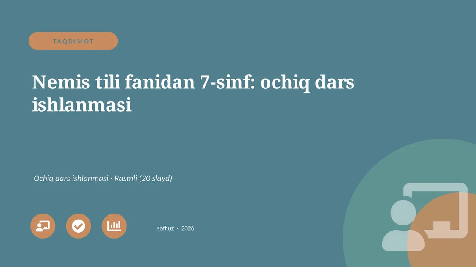 Nemis tili fanidan 7-sinf: ochiq dars ishlanmasi