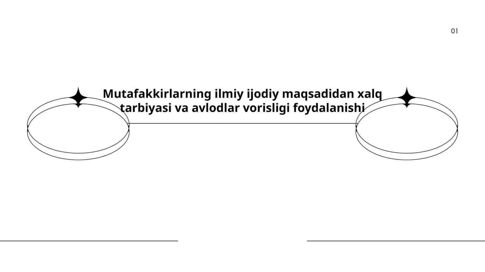 Mutafakkirlarning ilmiy ijodiy maqsadidan xalq tarbiyasi va avlodlar vorisligi foydalanishi