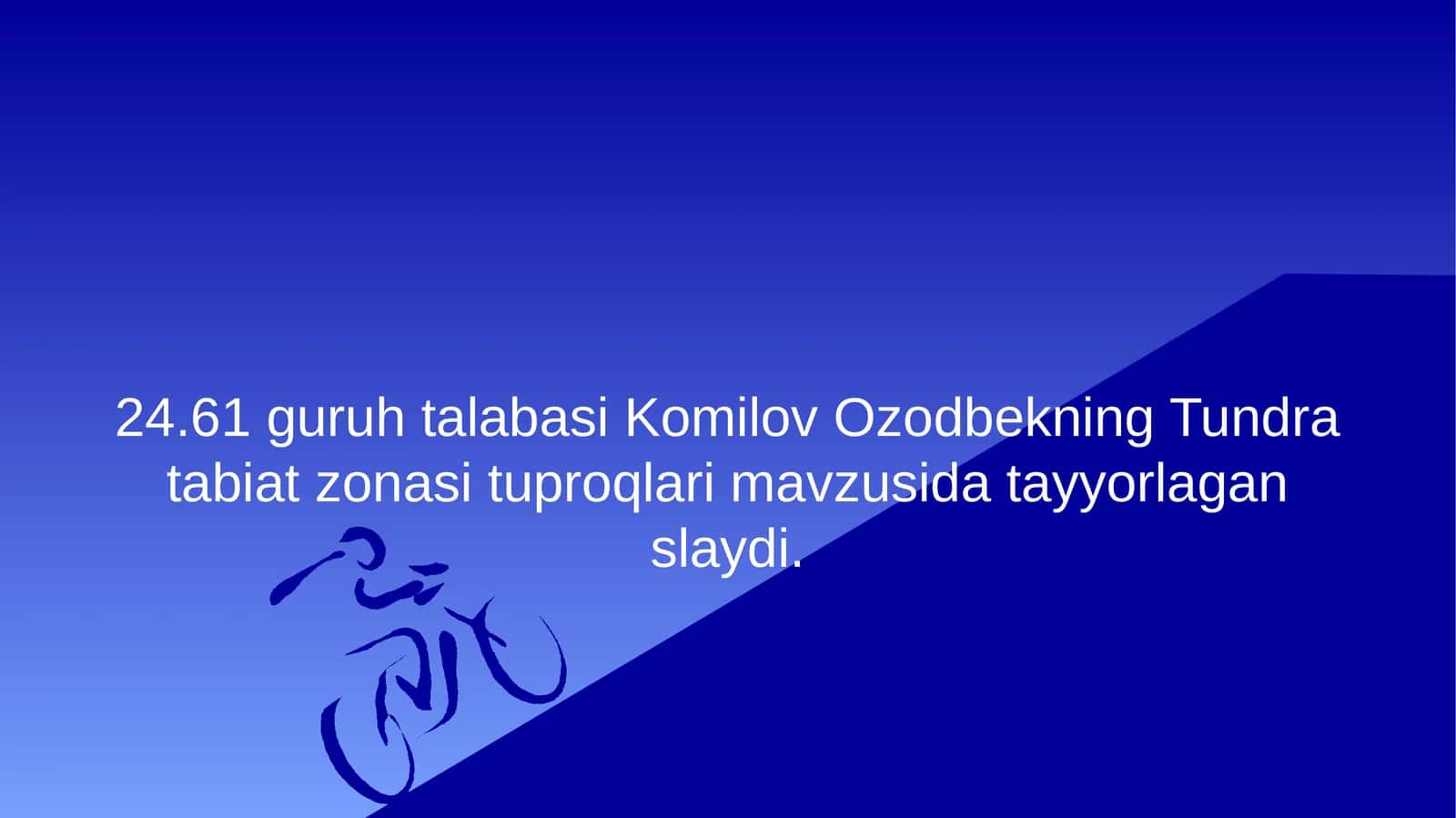 Tundra tabiat zonasi tuproqlari1