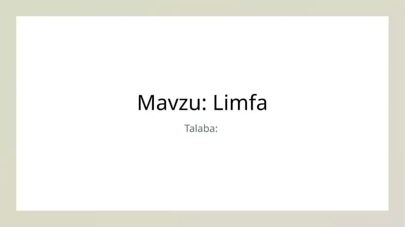 Limfa