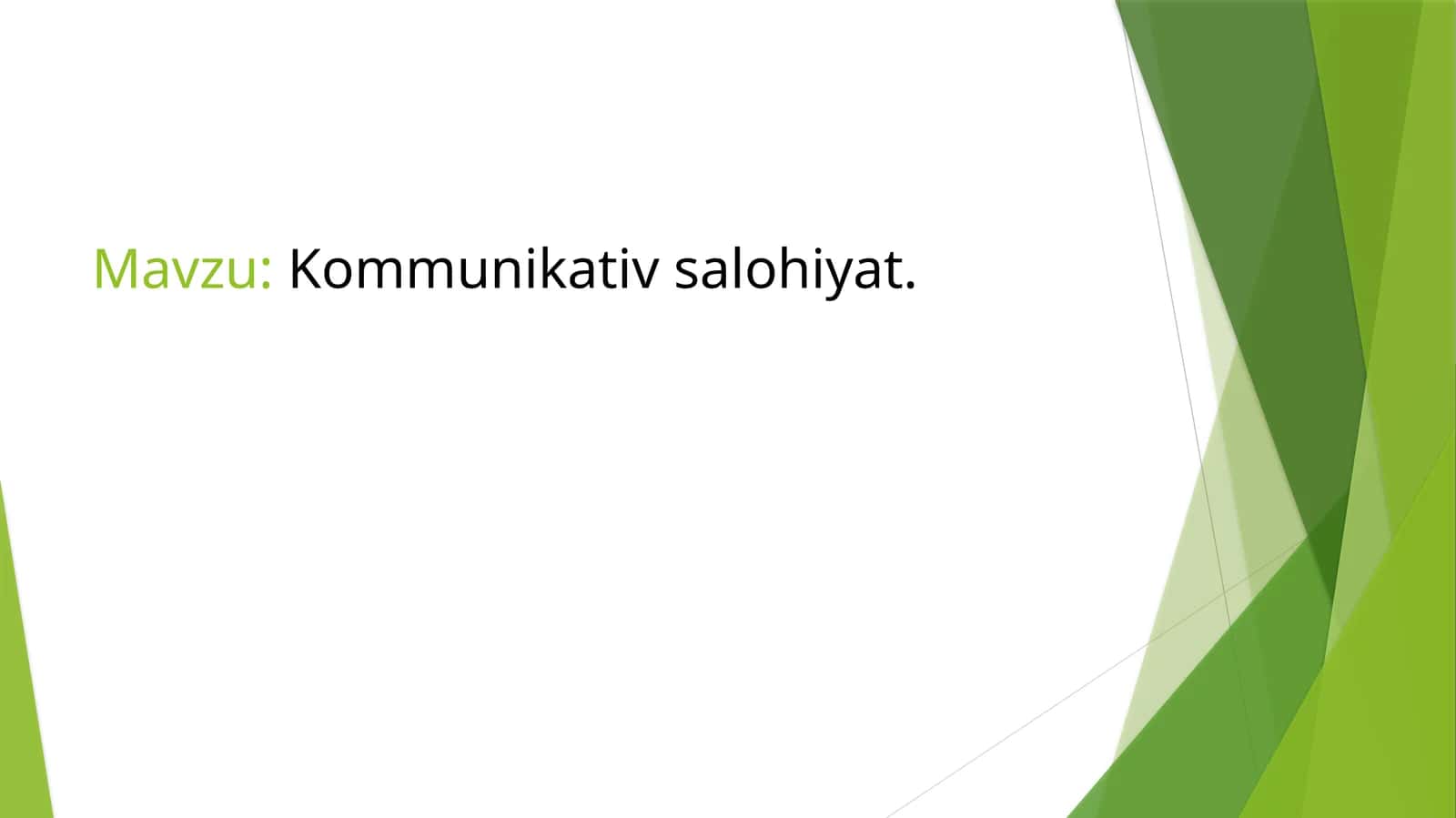 Kommunikativ salohiyat