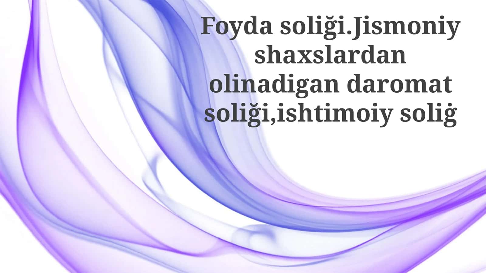 Foyda solig'i