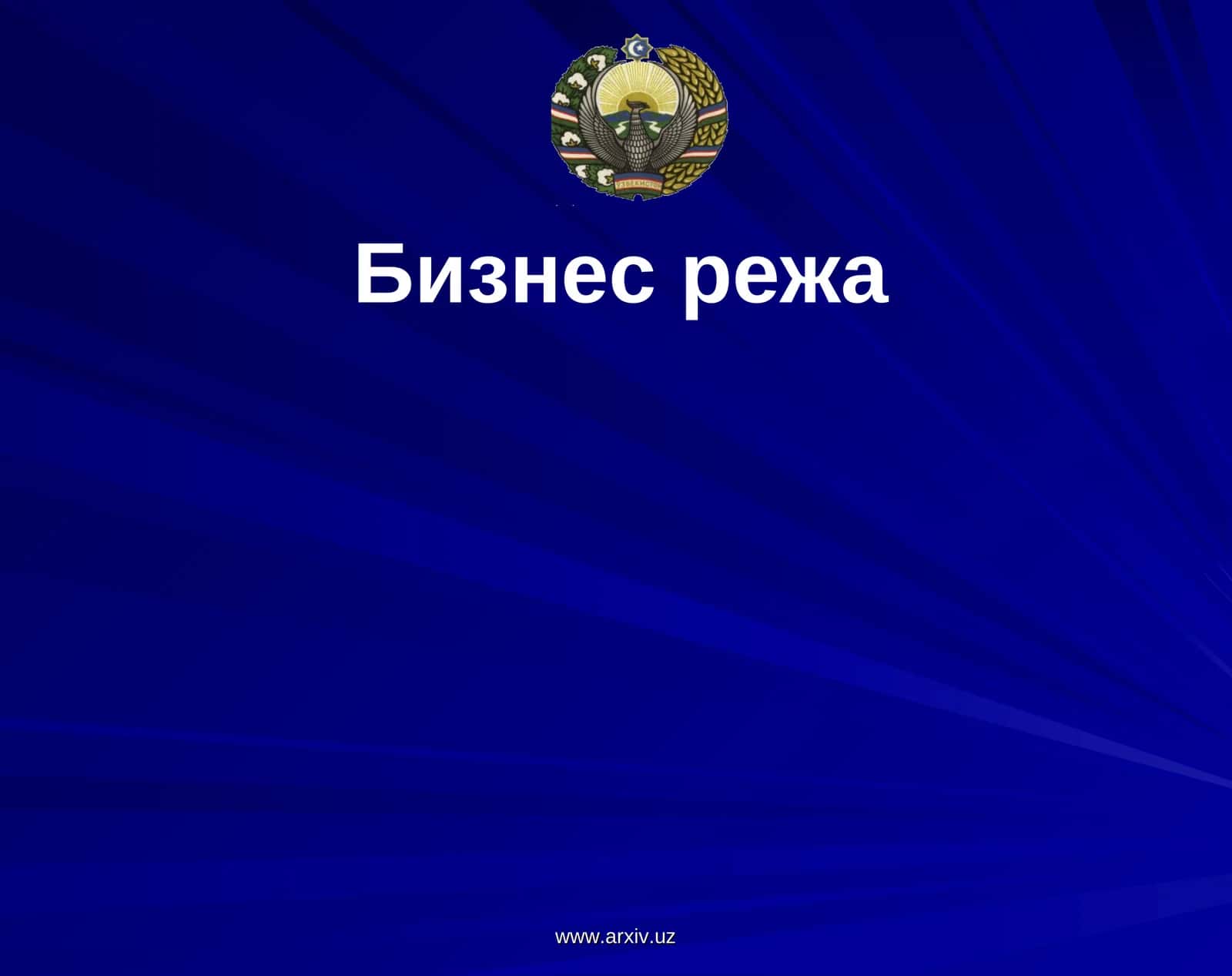 Бизнес-режа