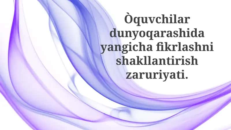 Innovatsiya va fikrlashga kirish