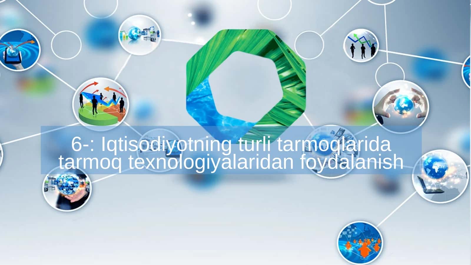 Iqtisodiyotning tarmoqlarida foydalanish
