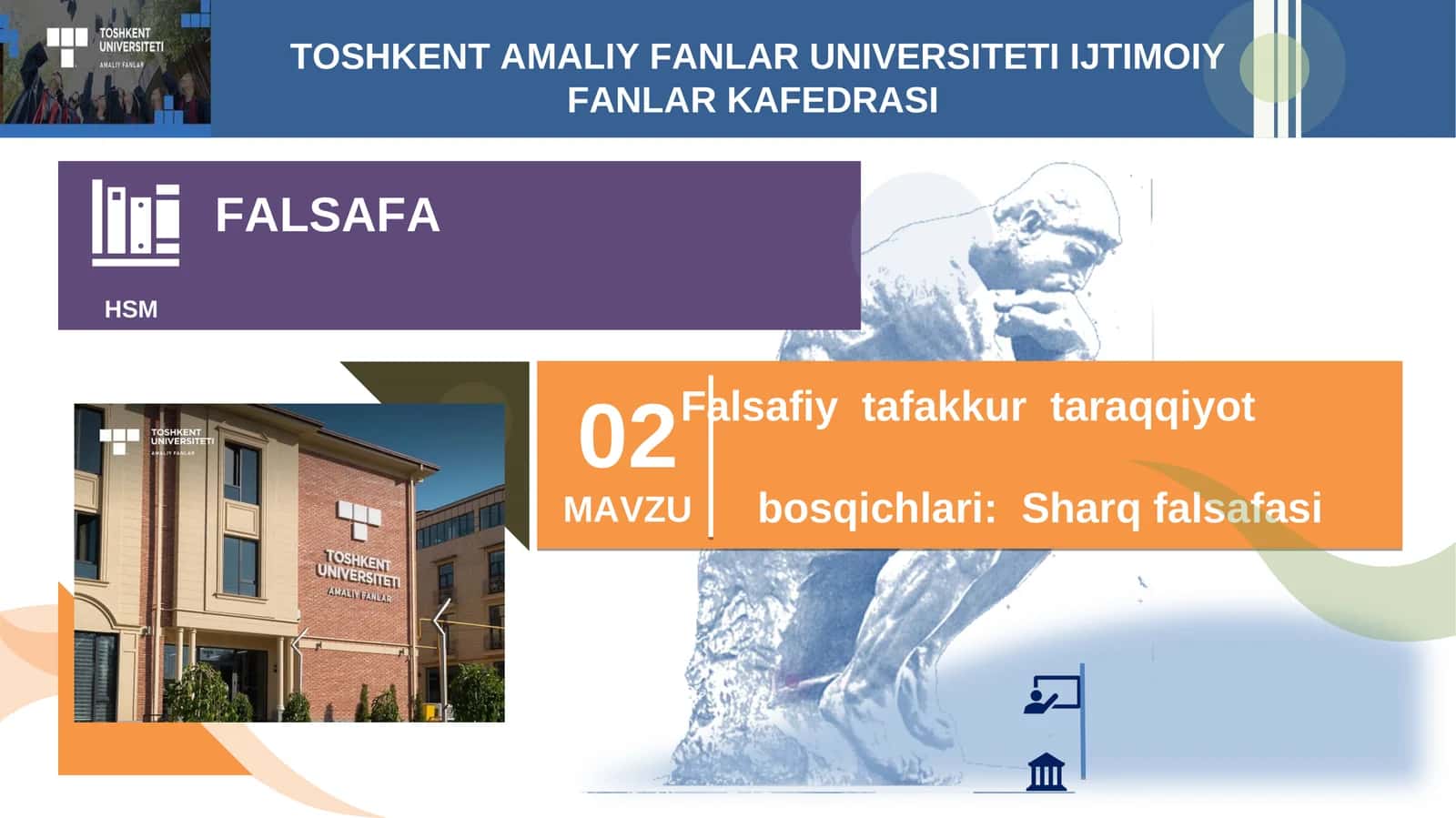 Falsafiy  tafakkur  taraqqiyot  bosqichlari  Sharq falsafasi