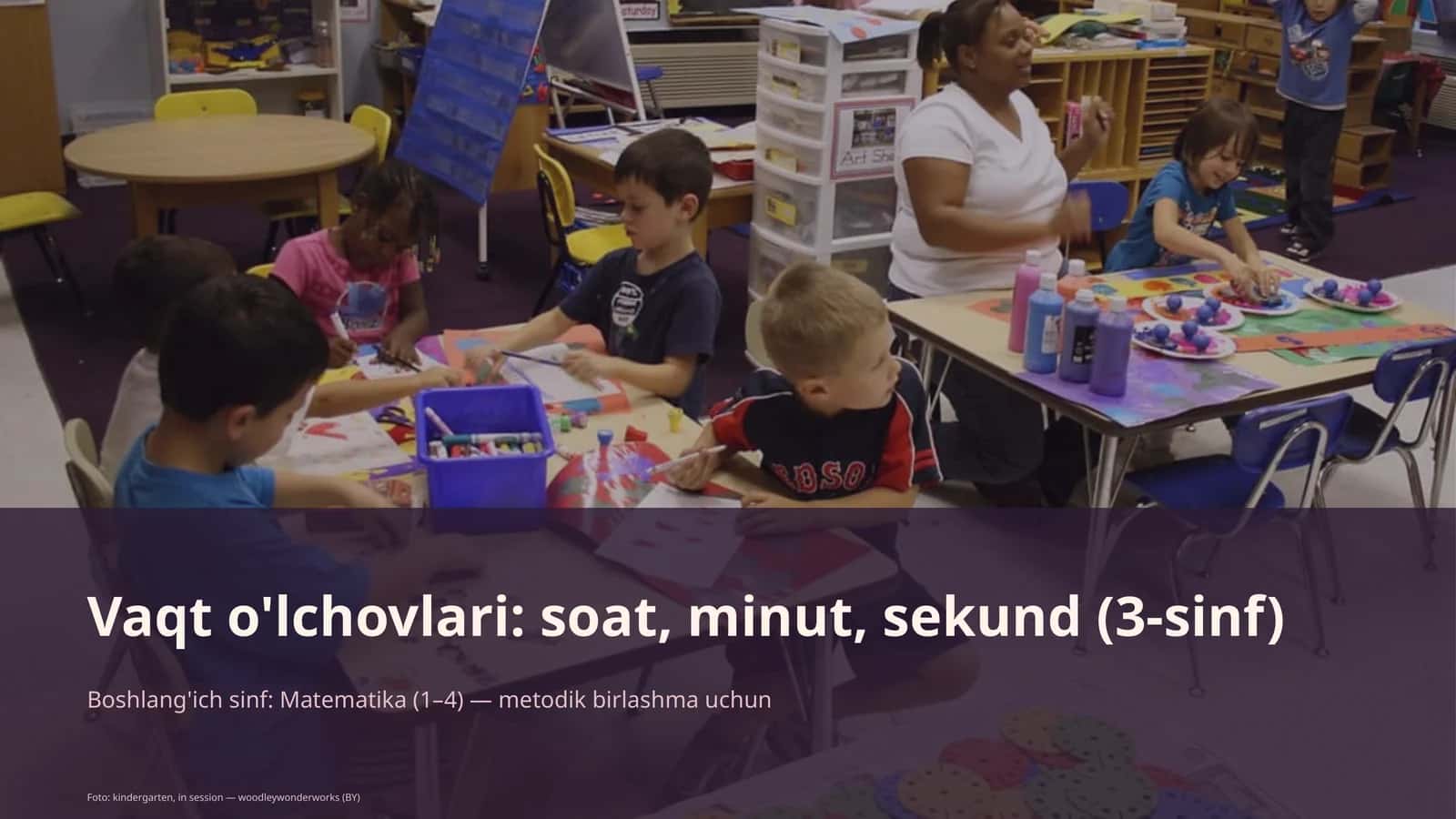 Vaqt o'lchovlari: soat, minut, sekund (3-sinf)