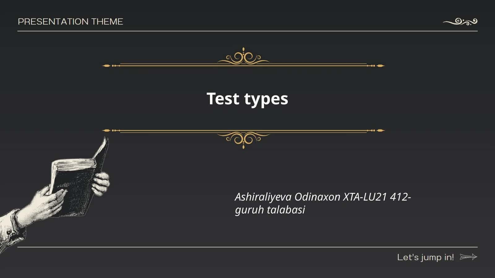 Test types