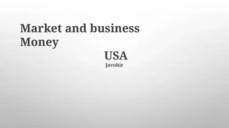 USA Economic Outlook