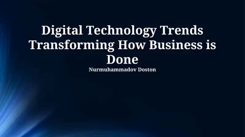 Key Digital Disruptors Reshaping Business