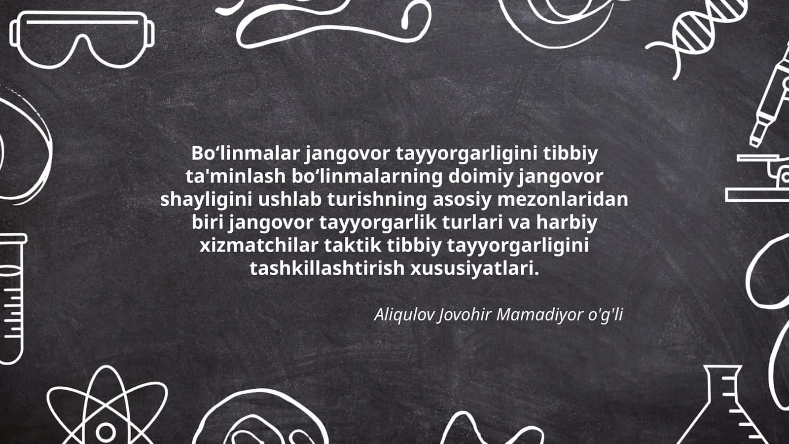 Boʻlinmalar jangovor tayyorgarligi